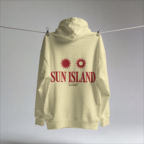 Hoodie Beige Sun Island
