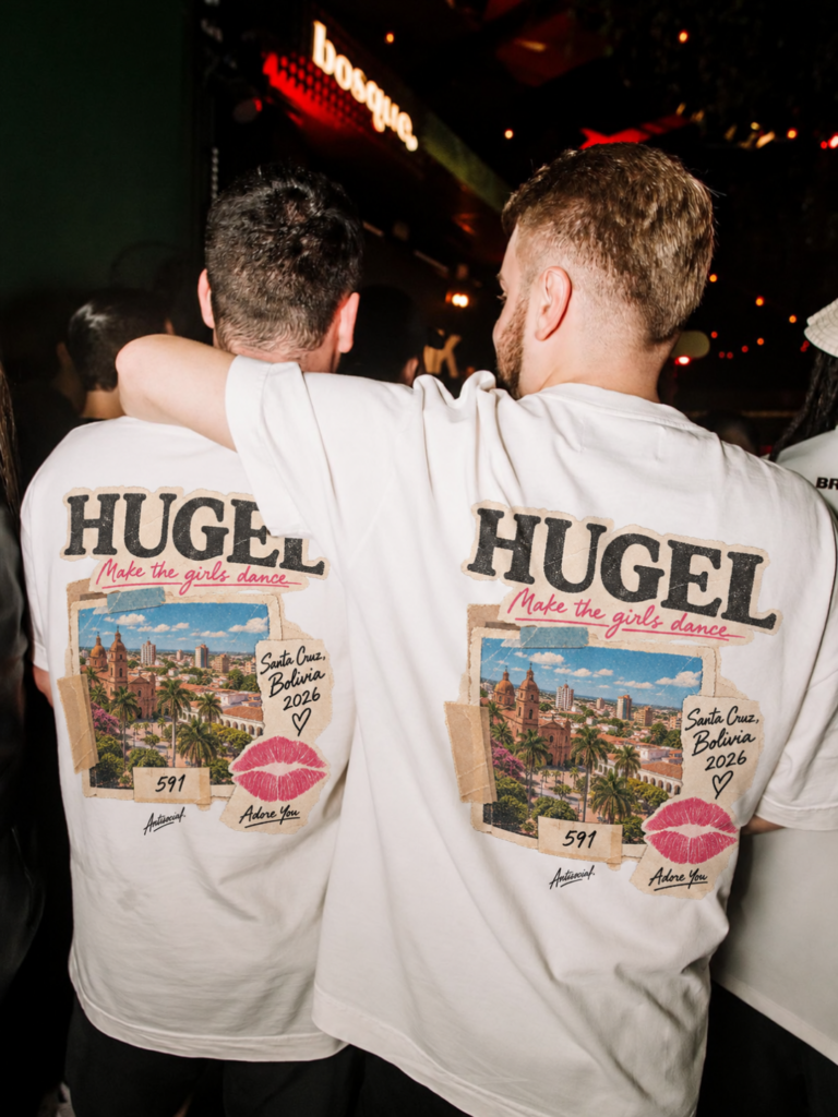 HUGEL Merch - trabajo de Antisocial Bolivia