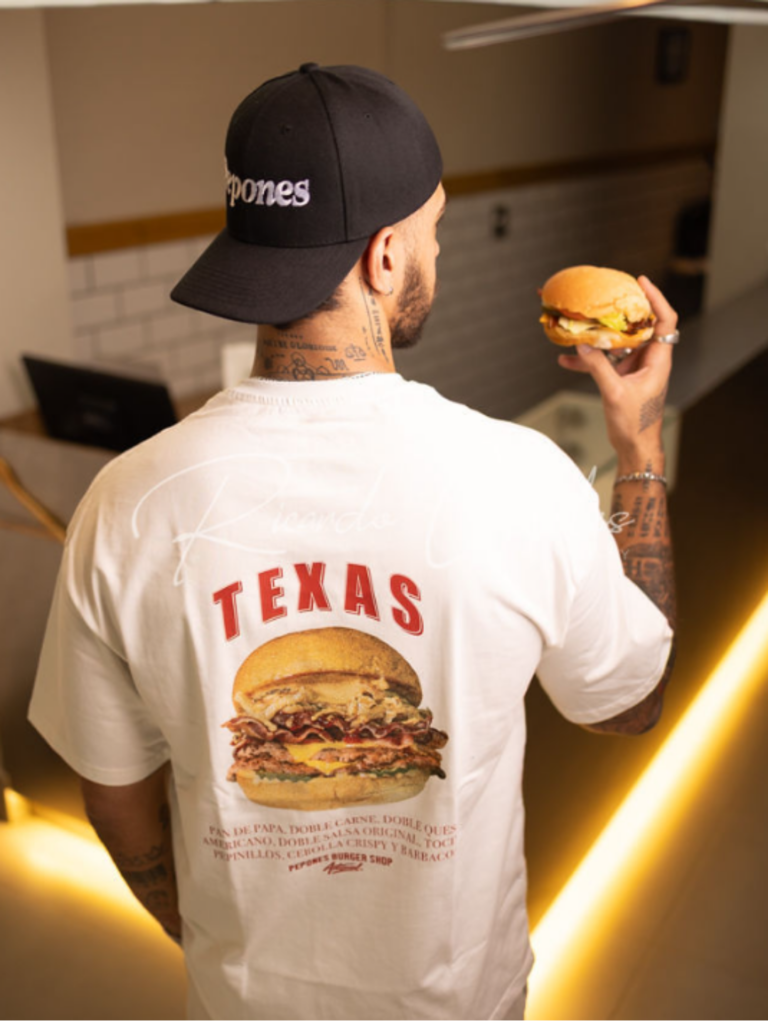 Pepones Polera Texas - trabajo de Antisocial Bolivia